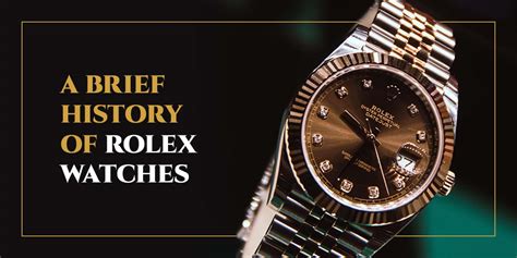 history for rolex|Rolex watch company history.